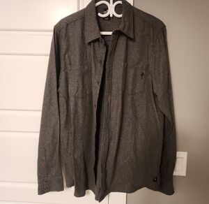 RDS Red Dragon Flannel Style Casual Button-Down Shirt